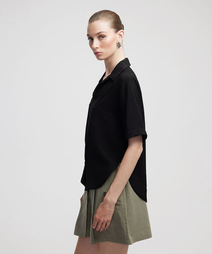 Dokulu Basic Gömlek