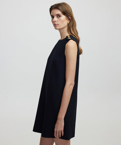 Metal Düğmeli Elbise