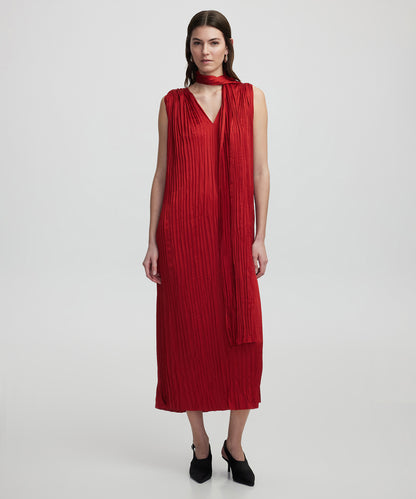 Fular Aksesuarlı Elbise