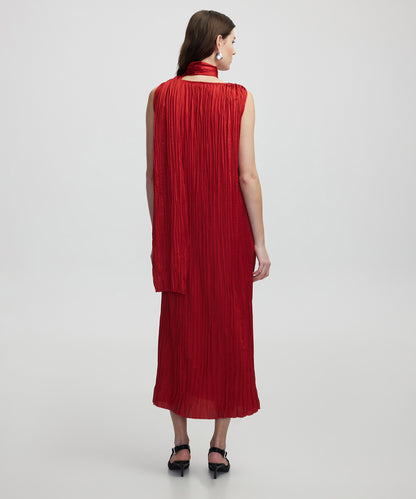 Fular Aksesuarlı Elbise