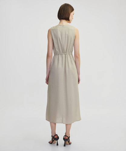 Işlemeli Midi Elbise