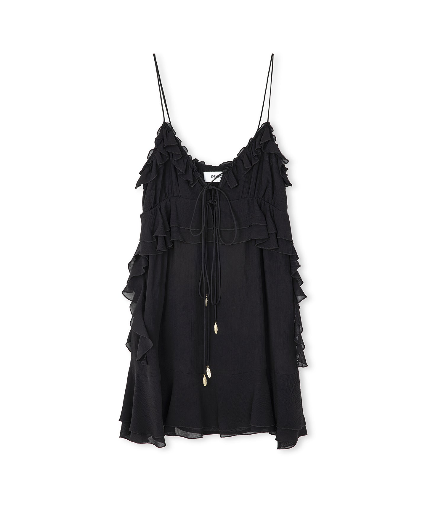 Fırfırlı Mini Elbise