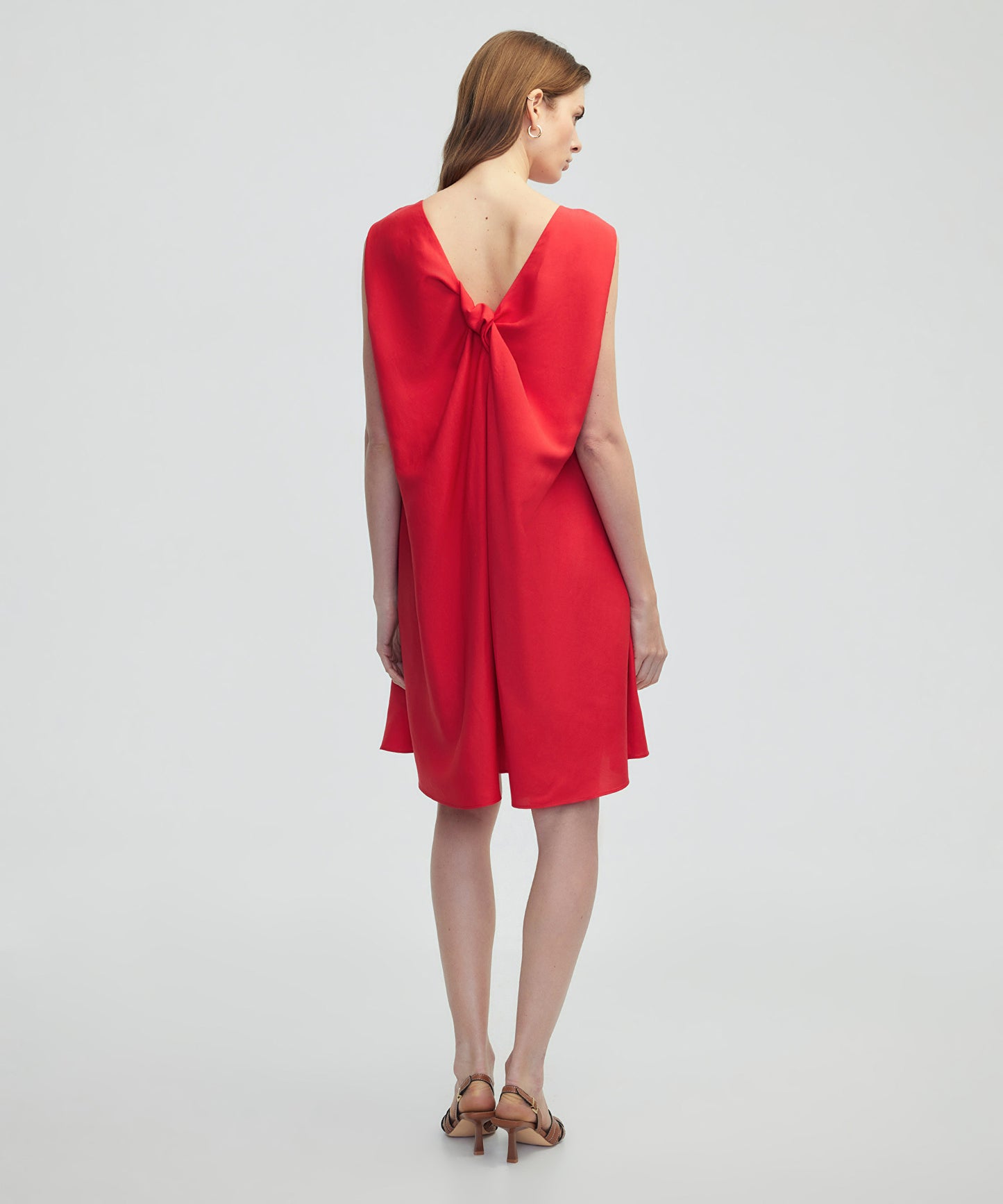 Burgulu Rahat Kesim Elbise