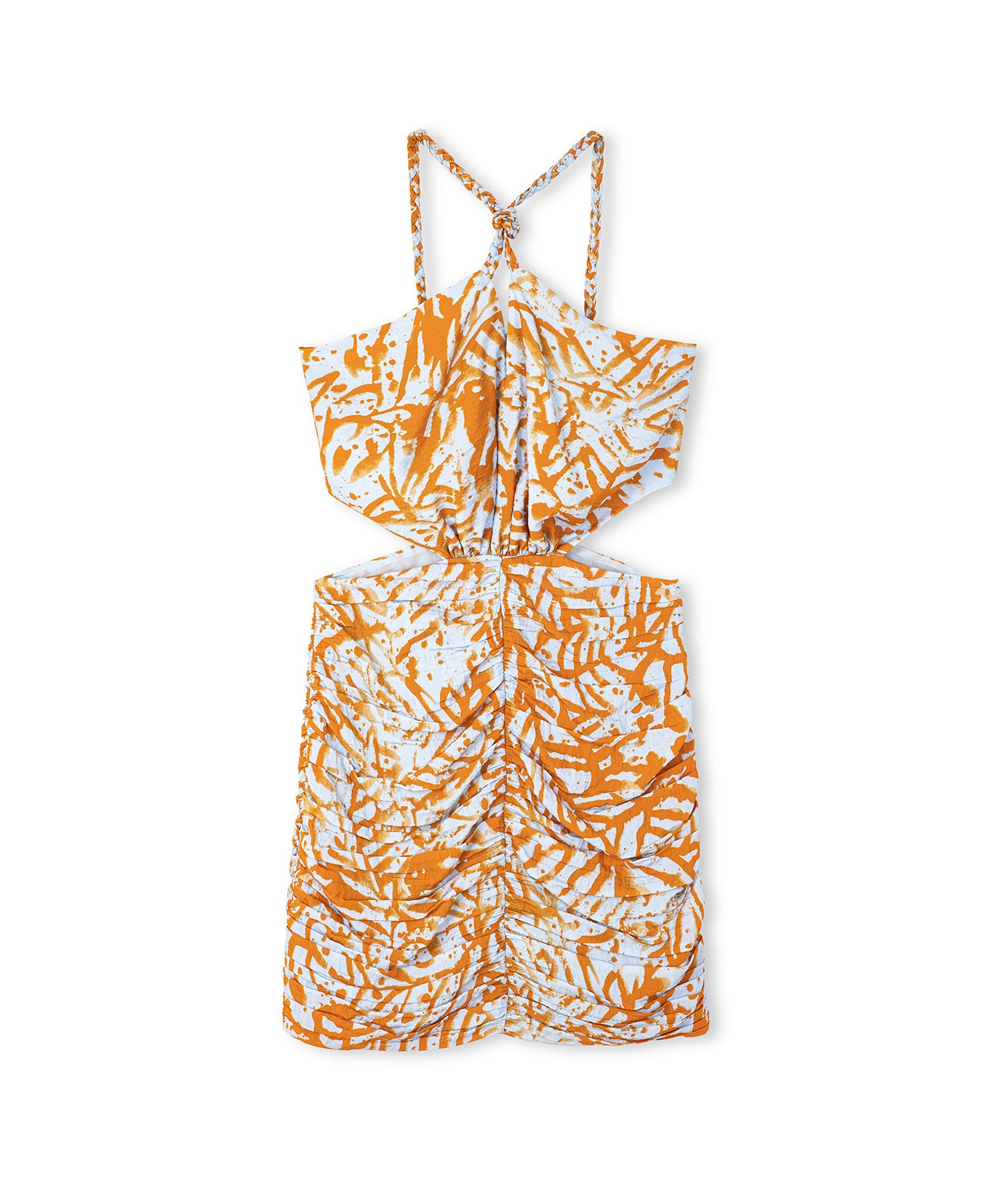 Desenli Cutout Elbise