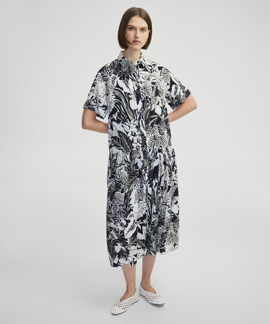 Desenli Gömlek Elbise