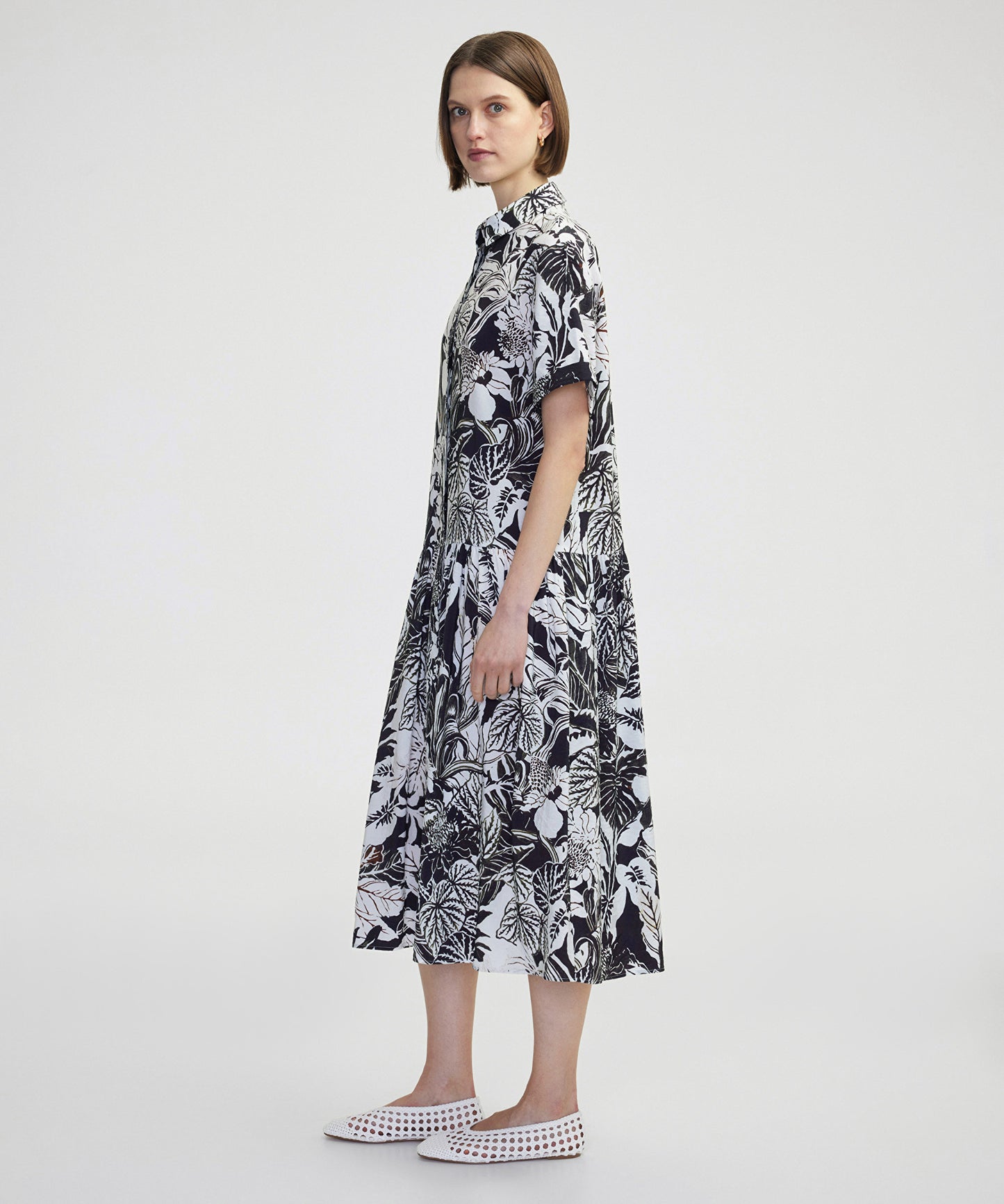 Desenli Gömlek Elbise