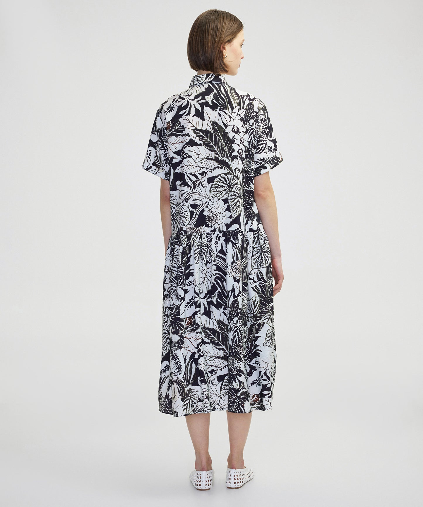 Desenli Gömlek Elbise