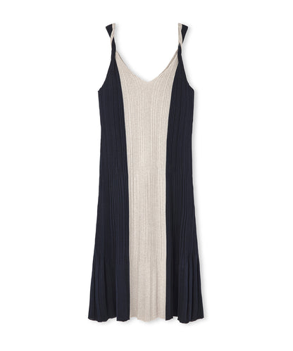 Colorblock Triko Elbise