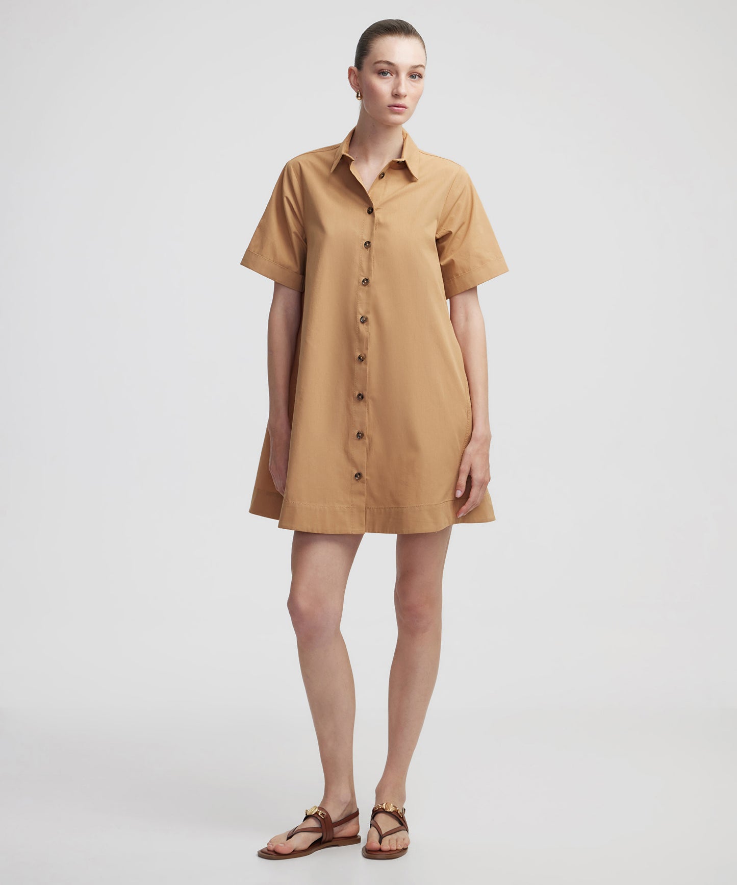 Rahat Kesim Gömlek Elbise