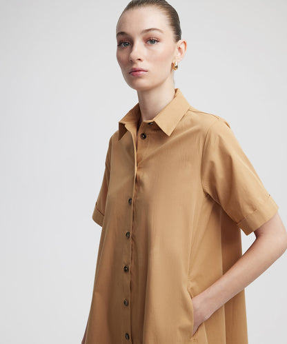 Rahat Kesim Gömlek Elbise