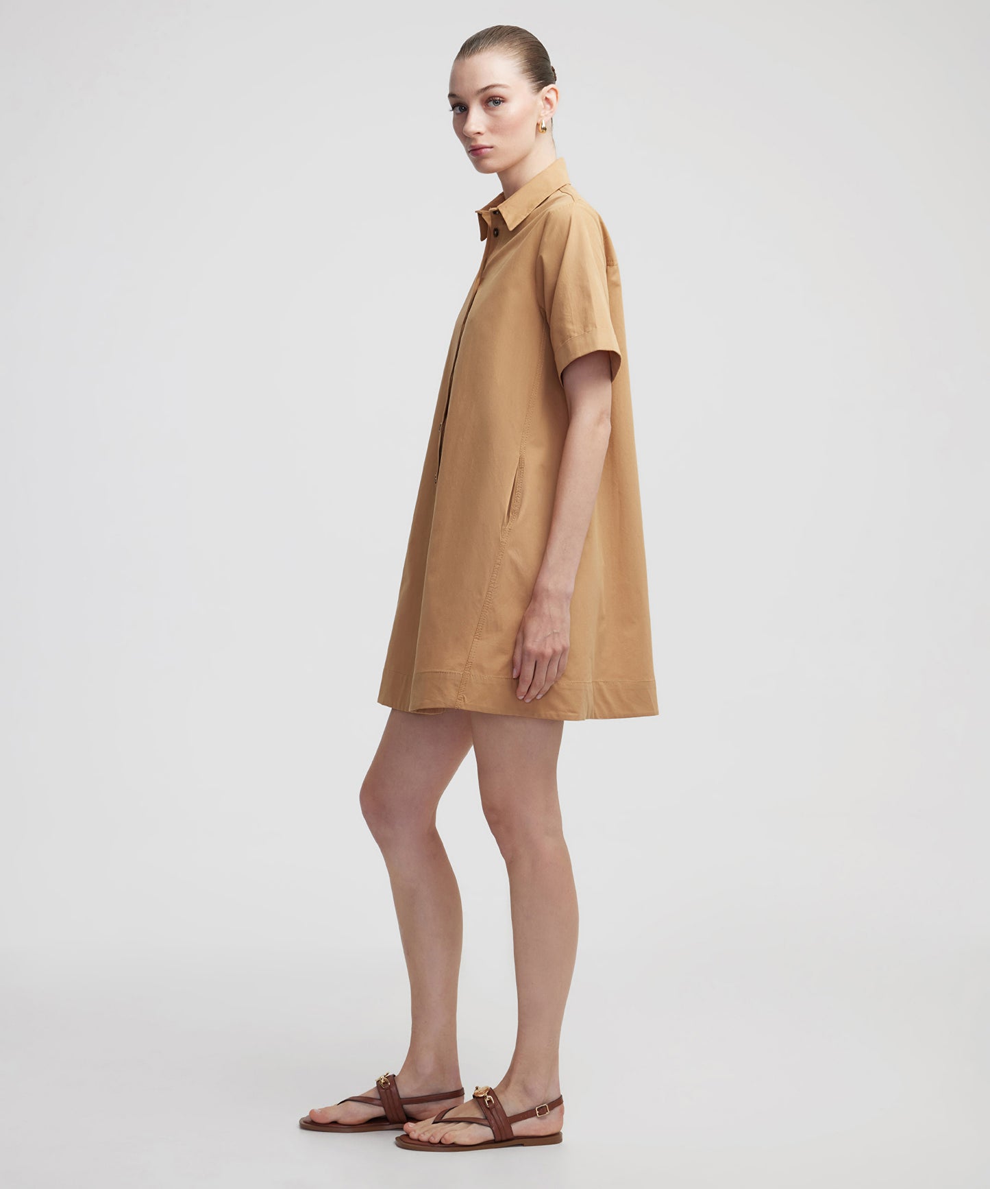 Rahat Kesim Gömlek Elbise