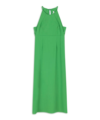 Halter Yaka Midi Elbise