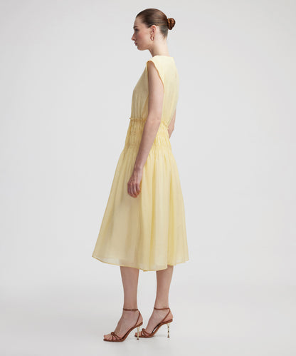 Gipeli Belden Bağlamalı Elbise