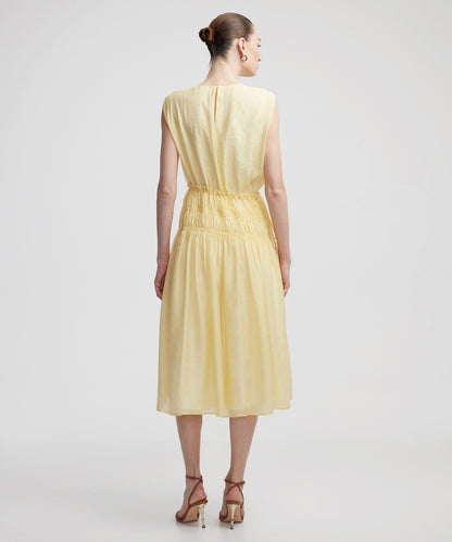 Gipeli Belden Bağlamalı Elbise