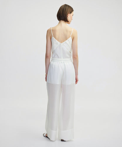Metal Tokalı Wide Leg Fit Pantolon