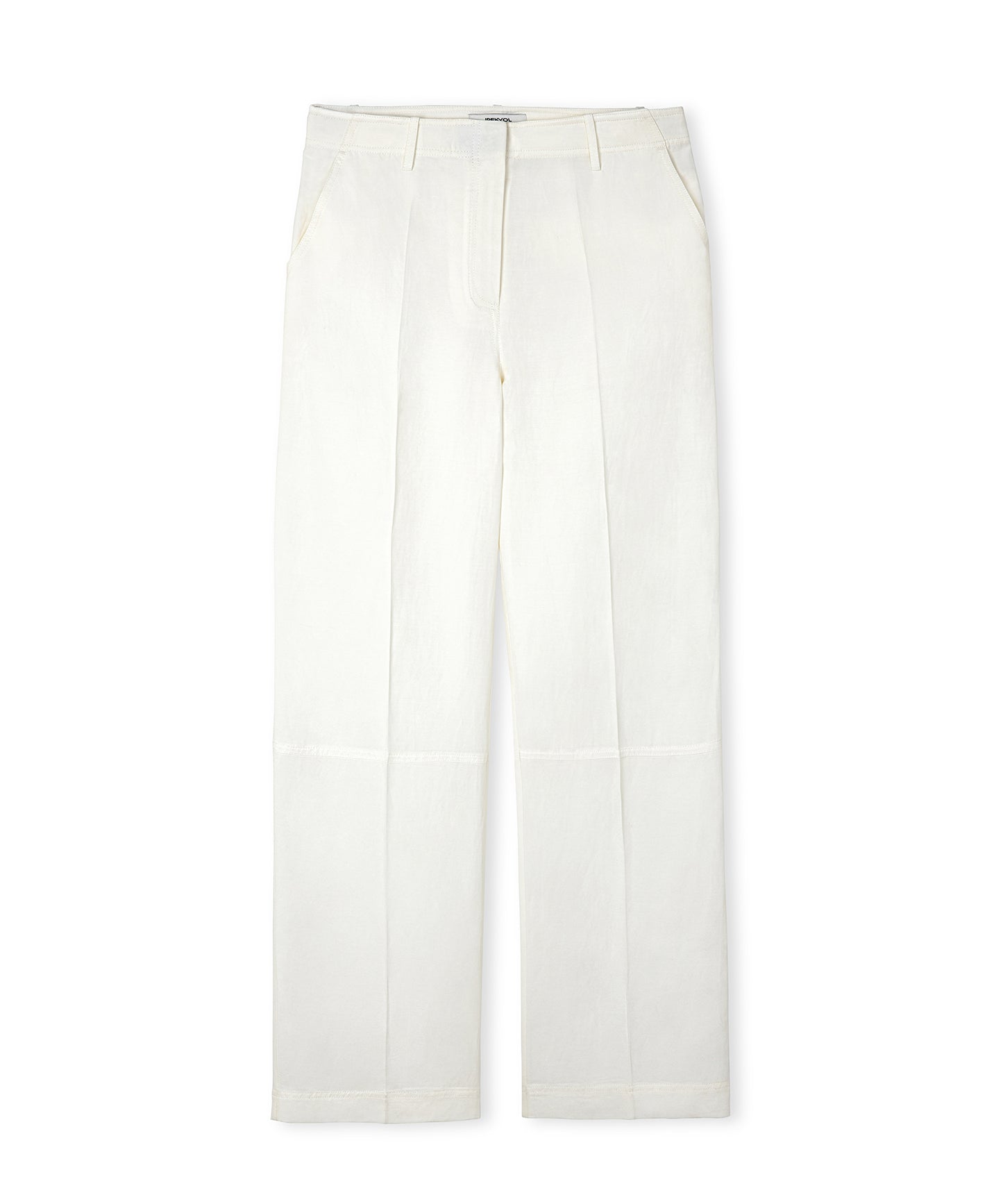 Keten Karışımlı Straight Fit Pantolon