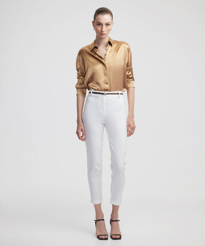 Elastik Bel Skinny Fit Pantolon