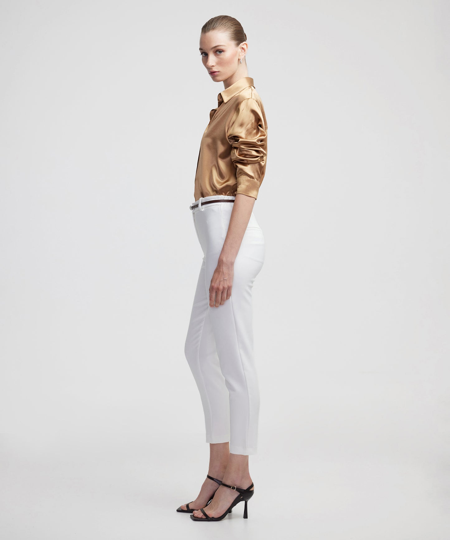 Elastik Bel Skinny Fit Pantolon