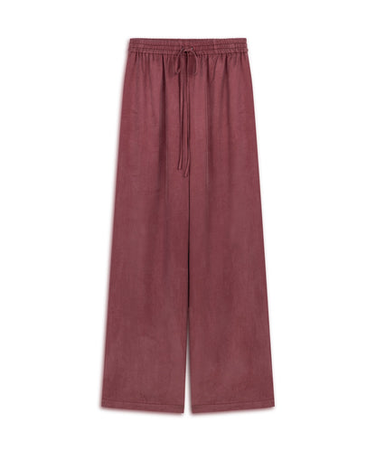 Elastik Bel Wide Leg Pantolon