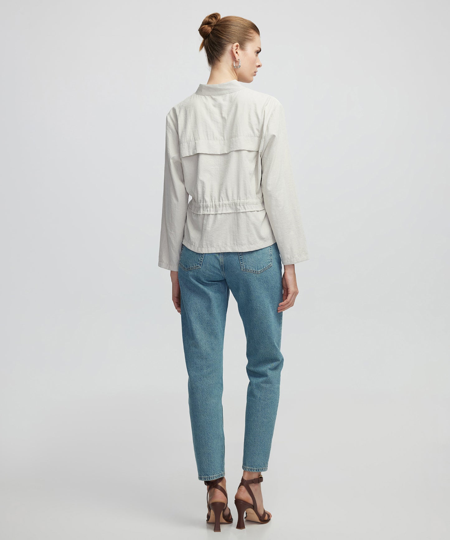 Ayarlanabilir Bel Astarsız Ceket