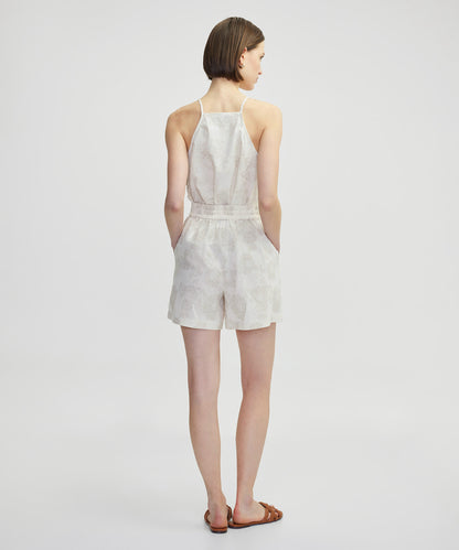 Jakarlı Belden Bağlamalı Şort