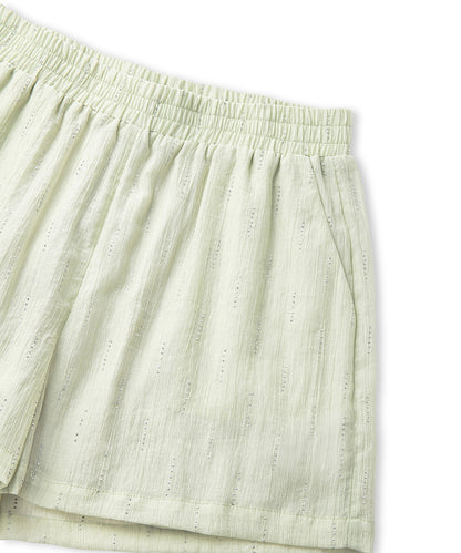 Hotfix Baskılı Elastik Bel Şort