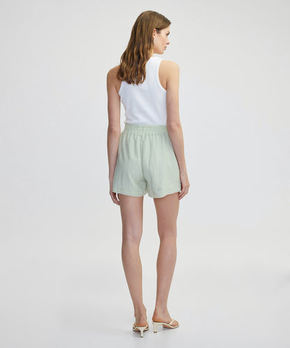 Hotfix Baskılı Elastik Bel Şort