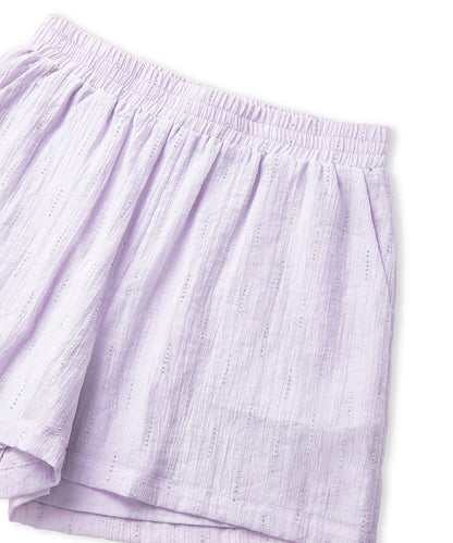 Hotfix Baskılı Elastik Bel Şort