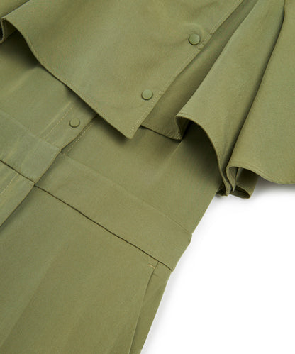 Çift Parça Görünümlü Hakim Yaka Tulum