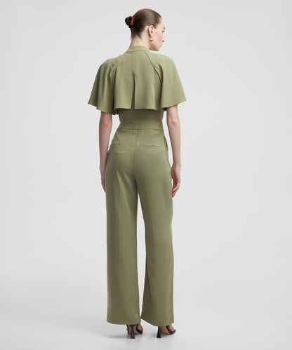 Çift Parça Görünümlü Hakim Yaka Tulum