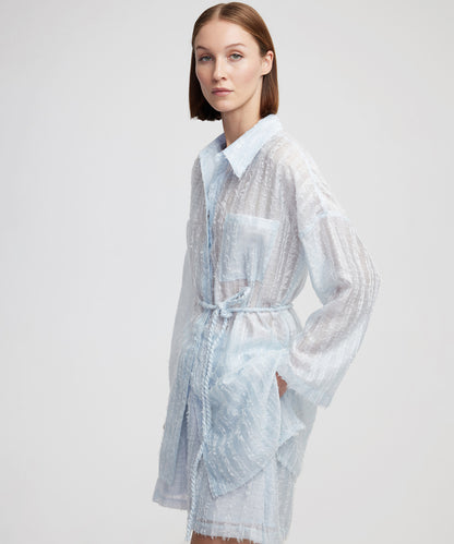 Örgü Kuşaklı Dokulu Tunik