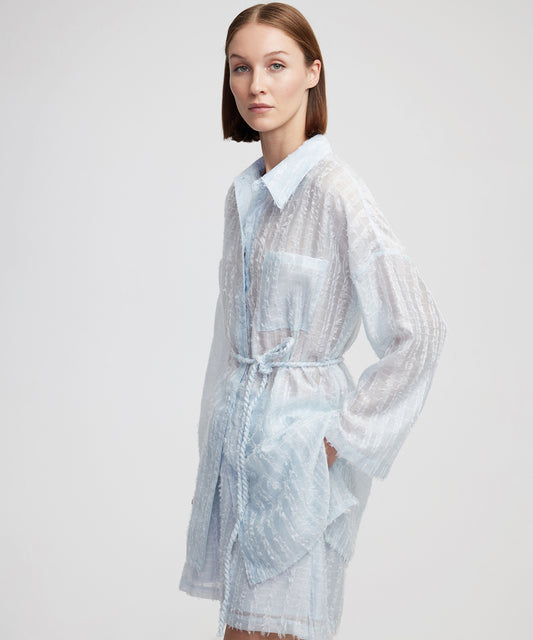 Örgü Kuşaklı Dokulu Tunik