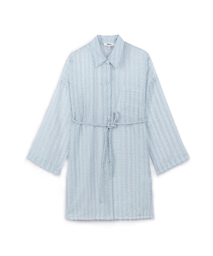 Örgü Kuşaklı Dokulu Tunik