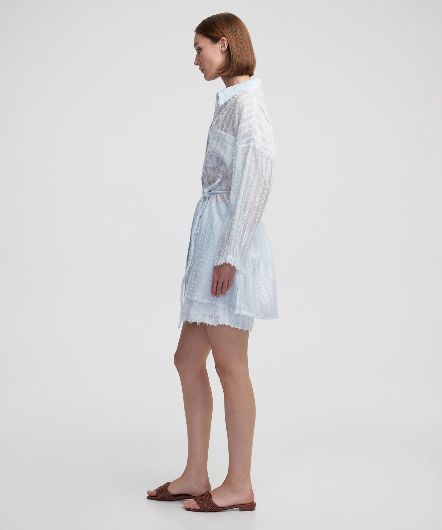 Örgü Kuşaklı Dokulu Tunik