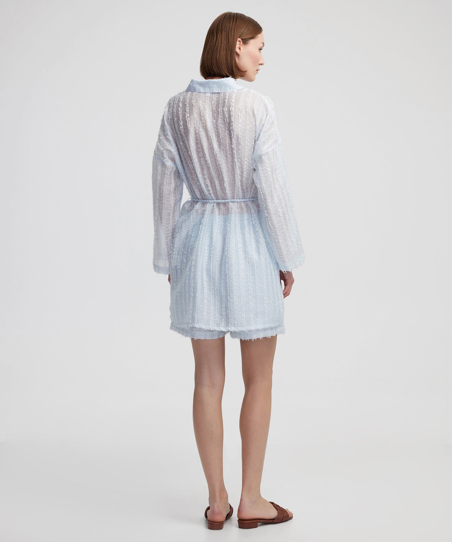 Örgü Kuşaklı Dokulu Tunik