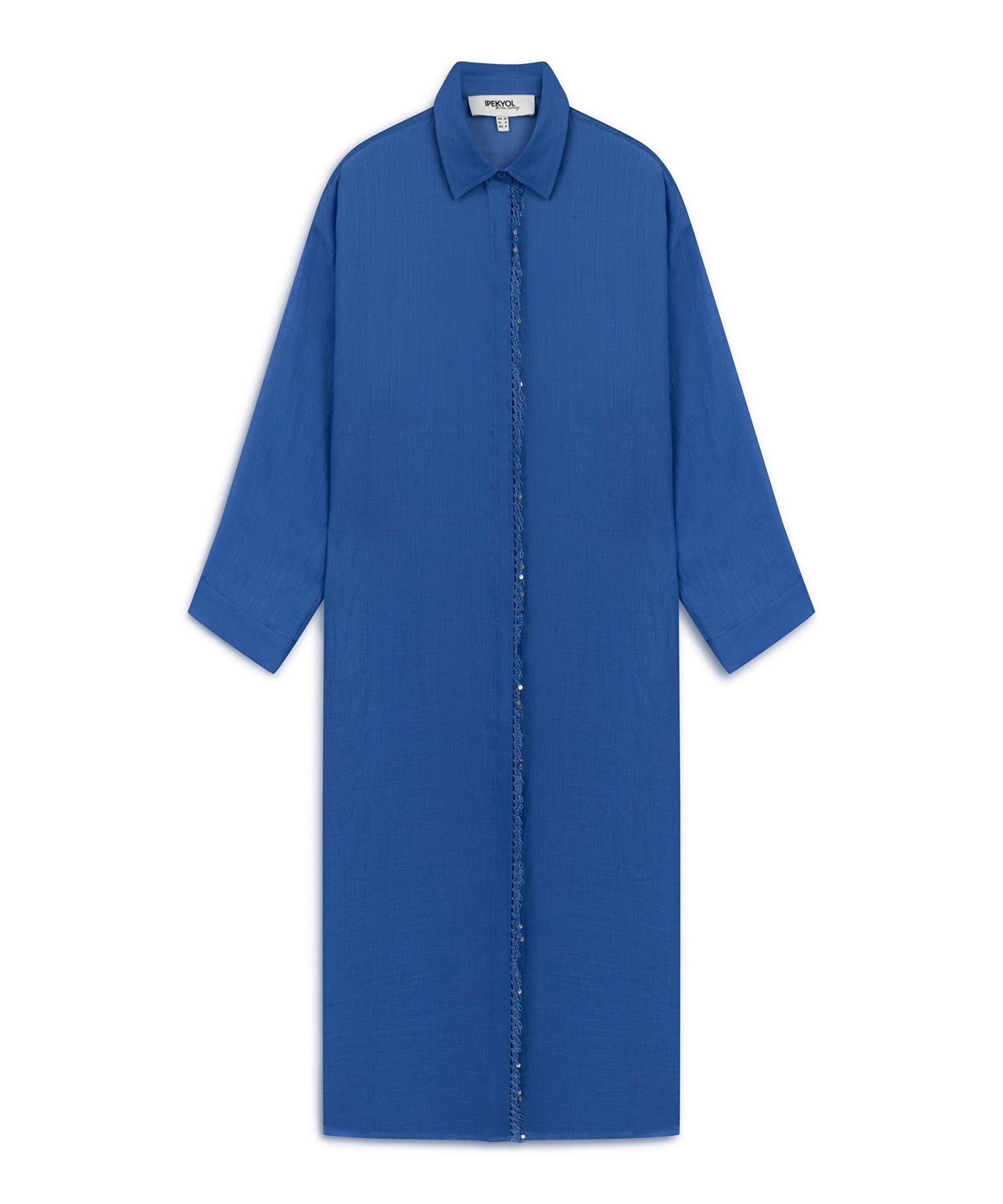 Işlemeli Keten Tunik