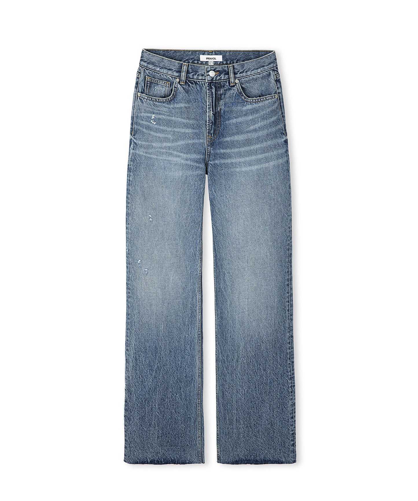 Wide Leg Fit Jean Pantolon