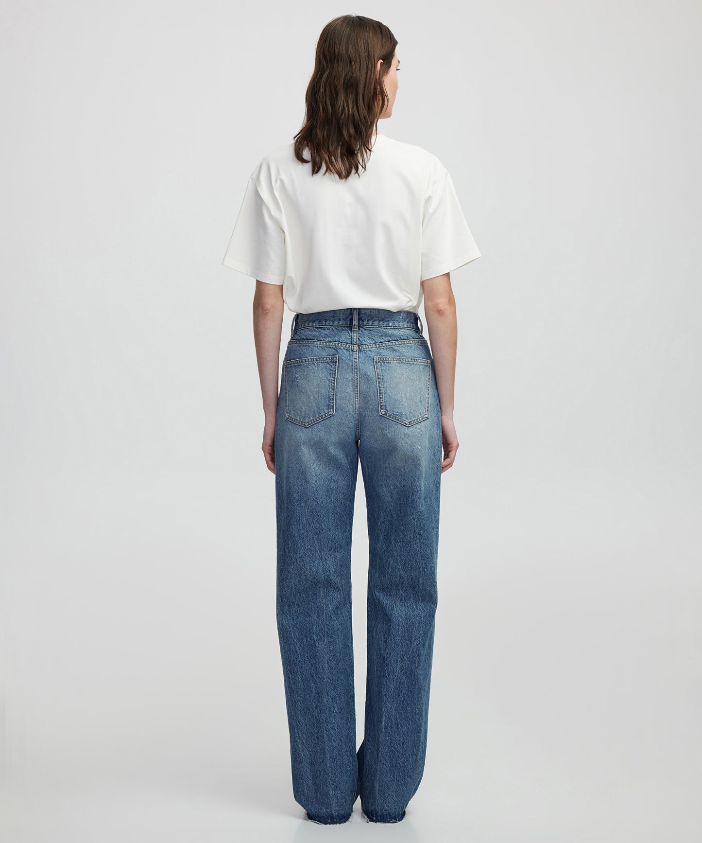 Wide Leg Fit Jean Pantolon