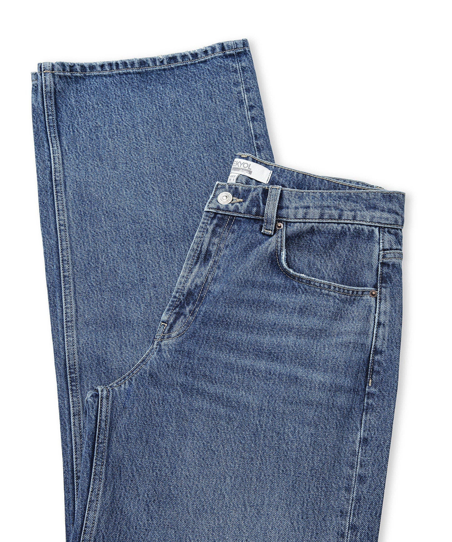 Wide Leg Jean Pantolon