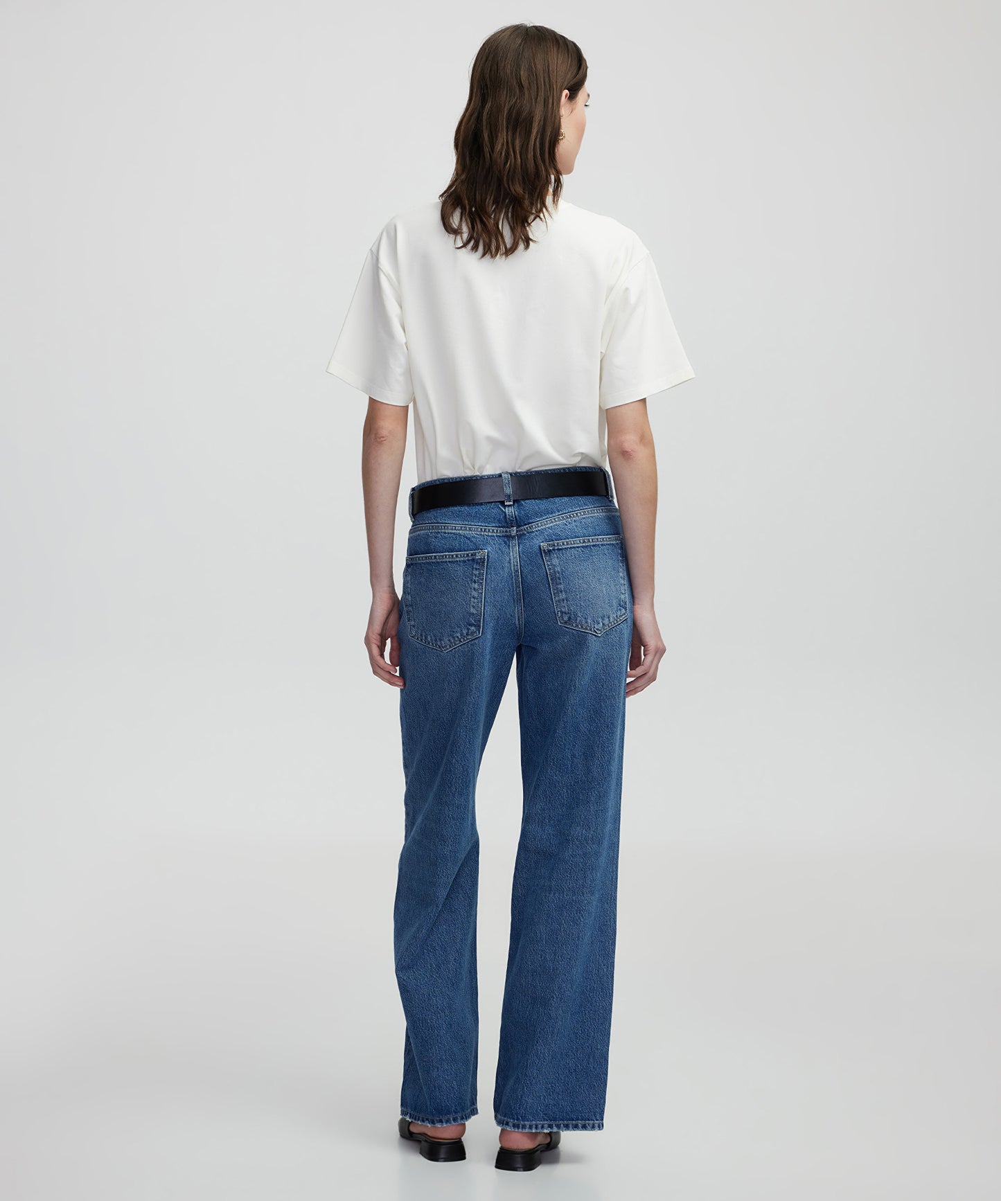 Wide Leg Jean Pantolon