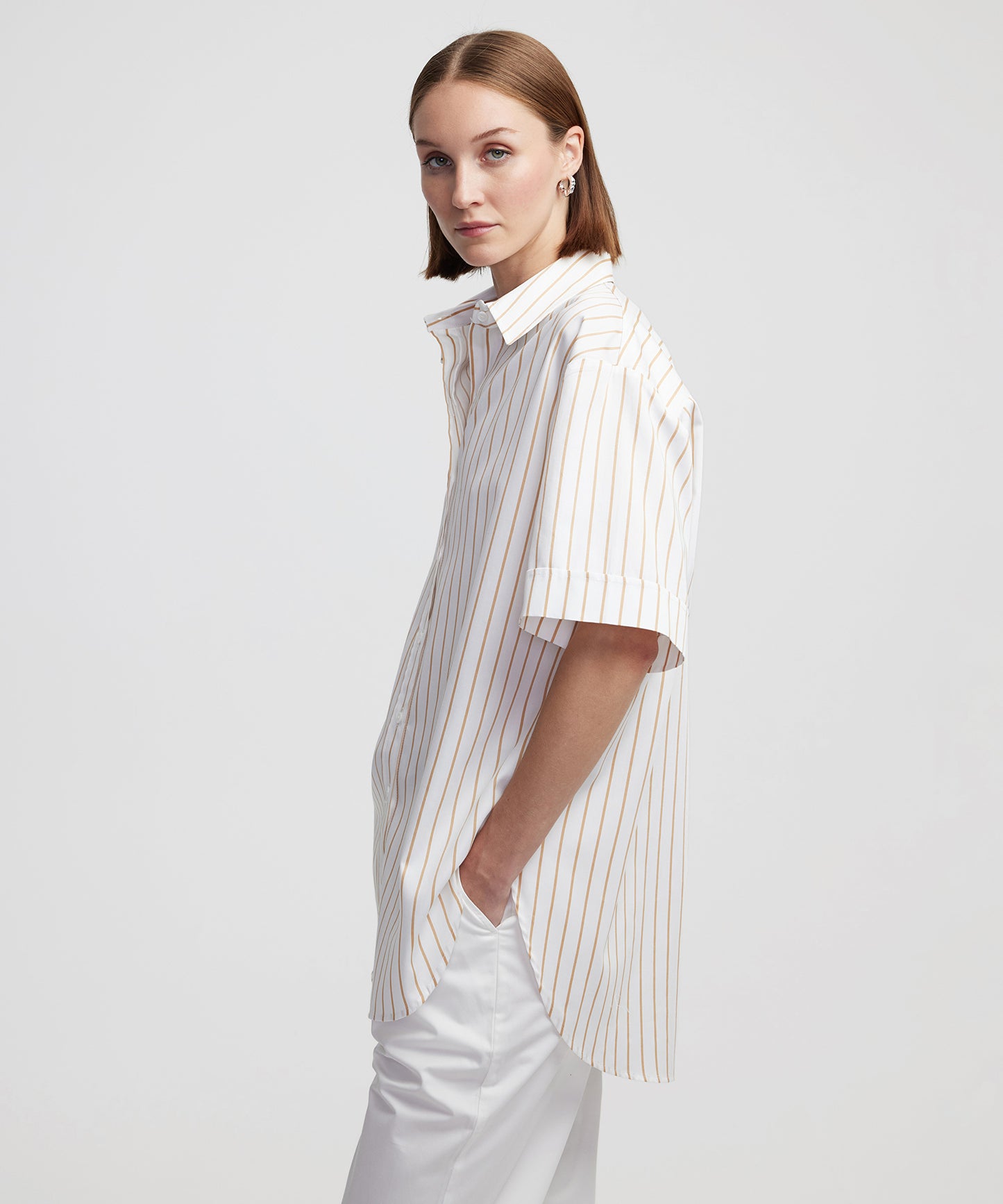 Oversize Poplin Gömlek