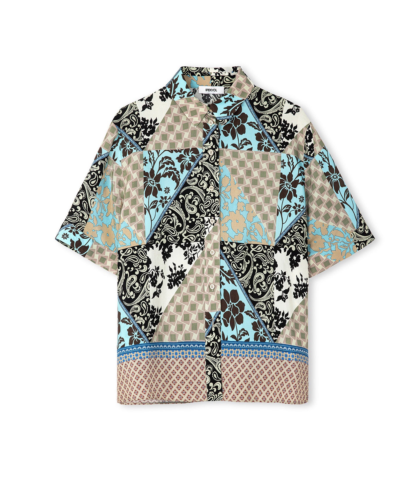 Desenli Viskoz Gömlek