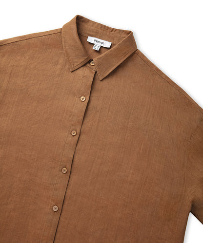 Bol Kesim Keten Gömlek