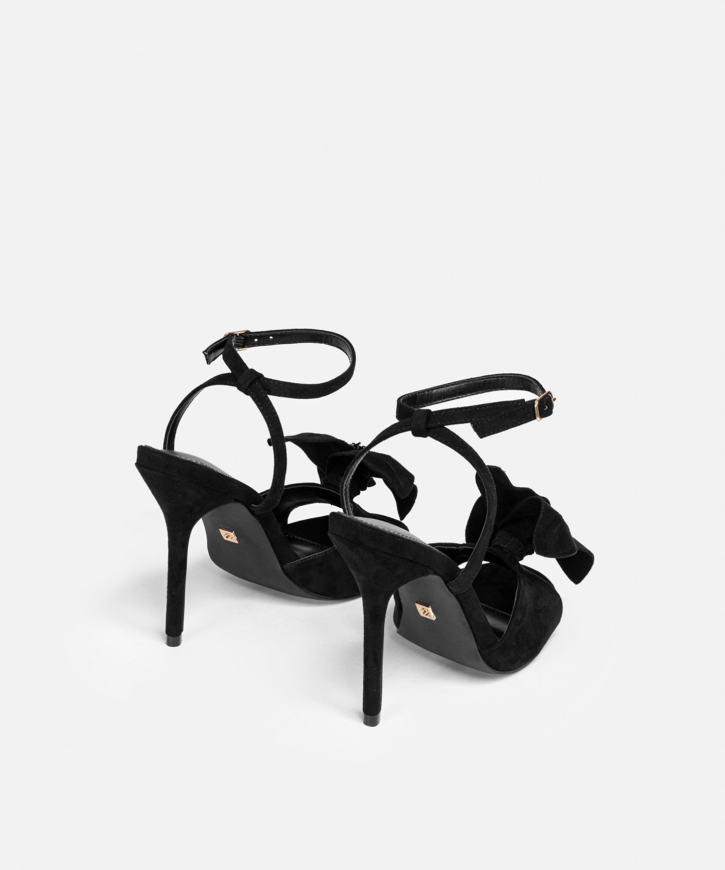 Çiçek Figürlü Topuklu Ayakkabı