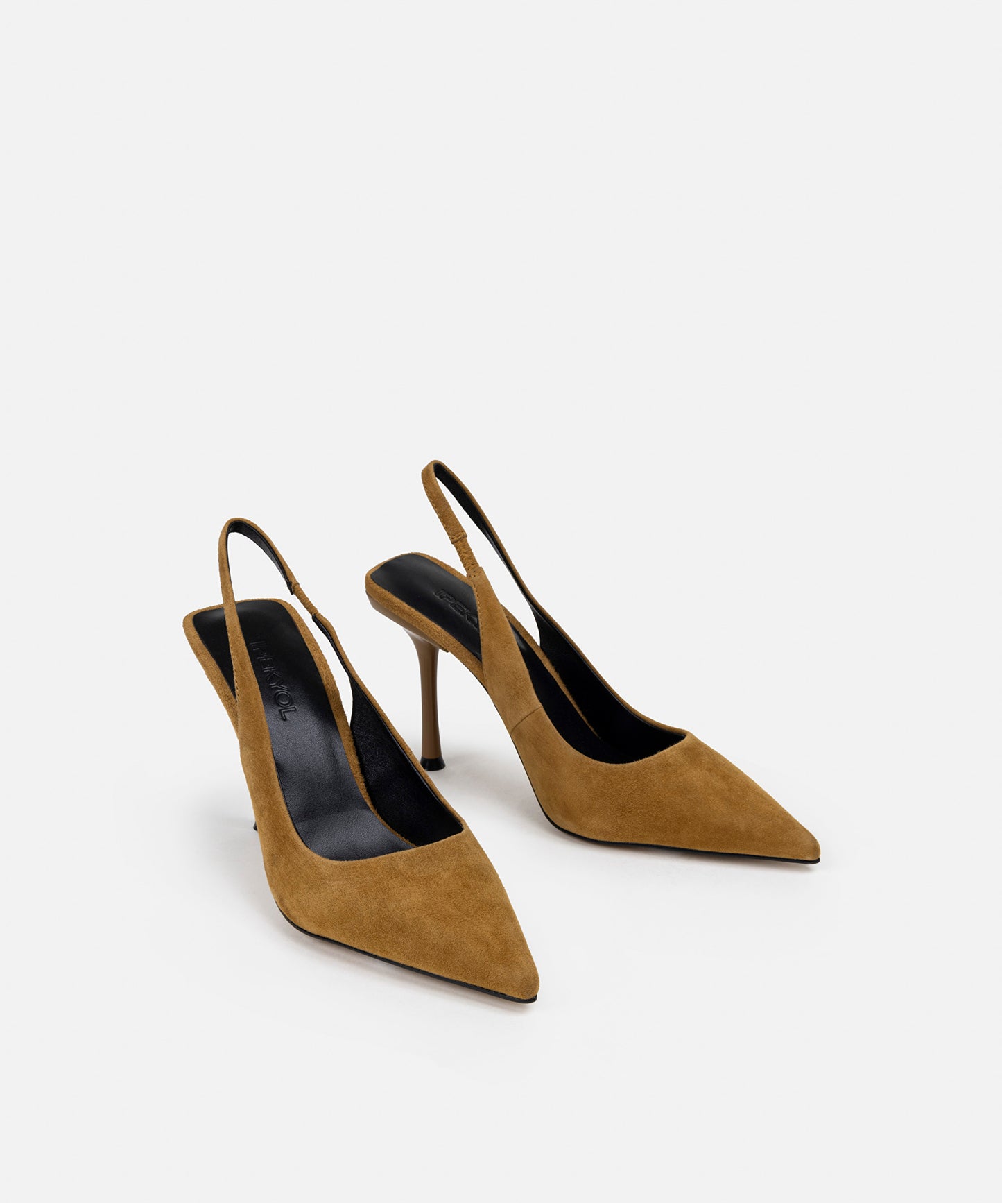 Arkası Açık Sivri Burun Topuklu Ayakkabı