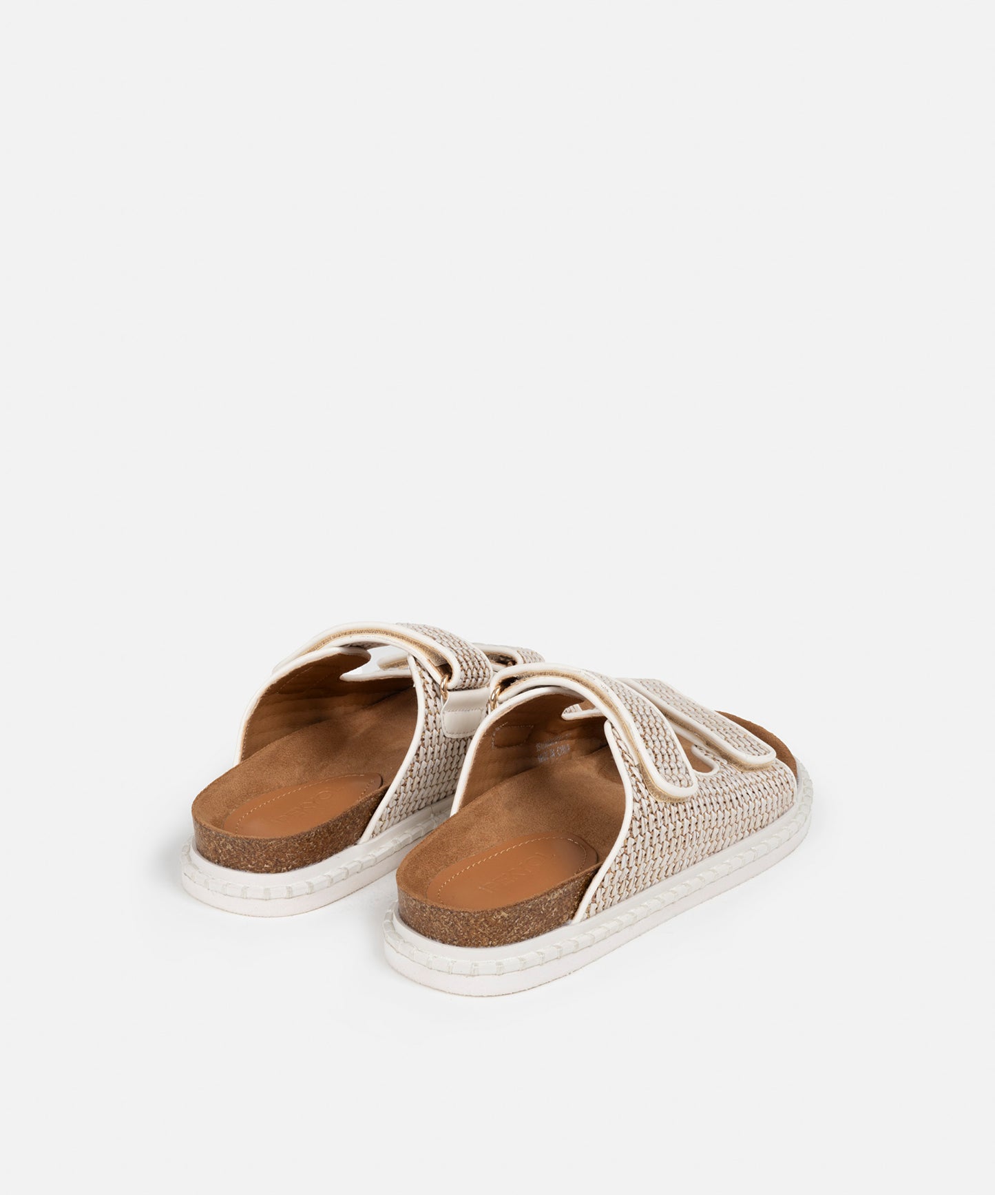 Çift Bantlı Dokulu Terlik