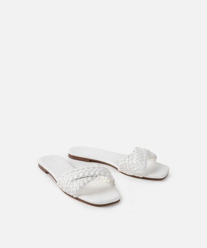 Örgü Dokulu Bantlı Terlik