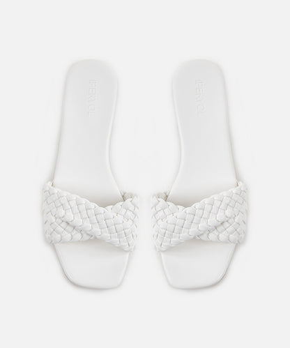 Örgü Dokulu Bantlı Terlik