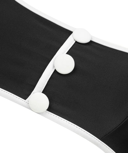 Düğme Aksesuarlı Bikini Seti