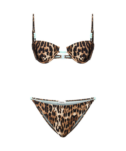 Leopar Desen Bikini Seti